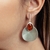 Âmbar oval earrings