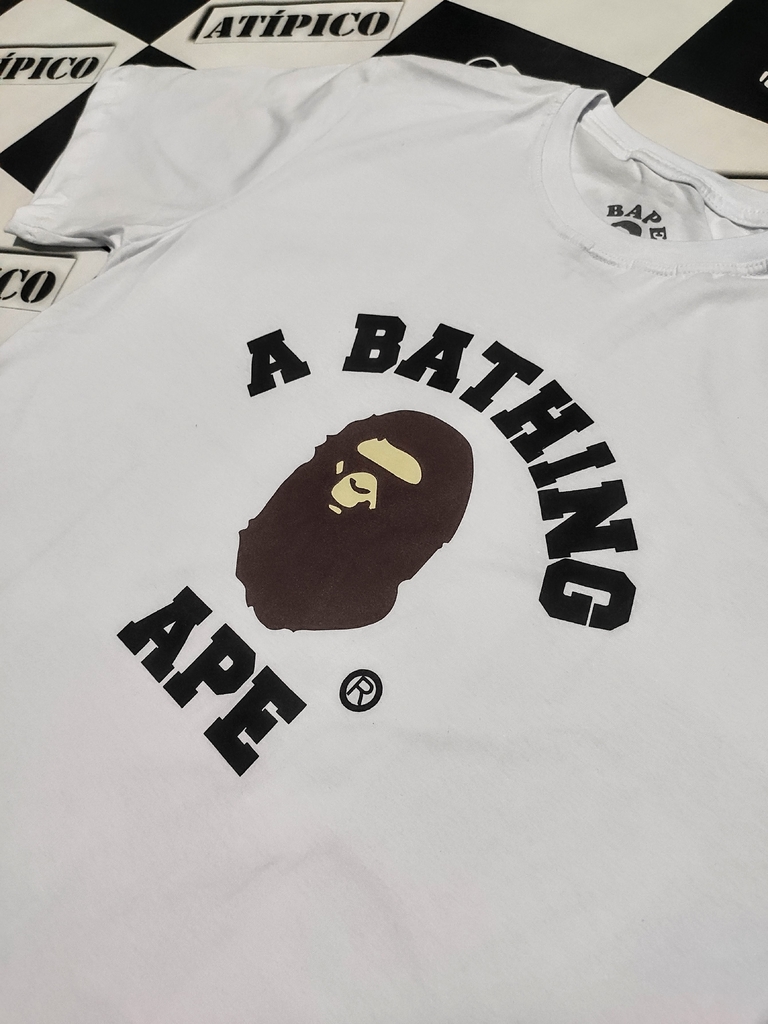 camisa bape branca