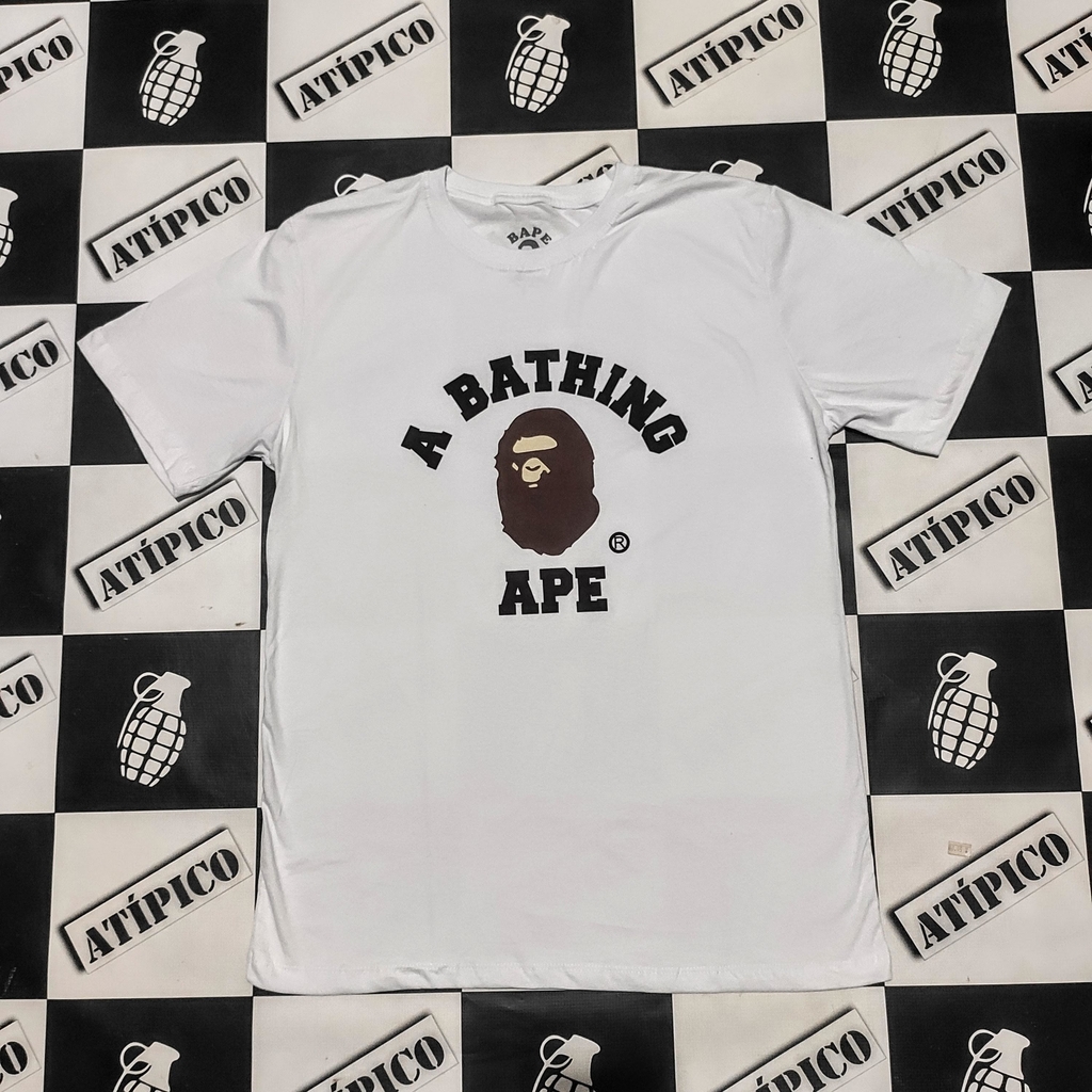 camisa bape branca