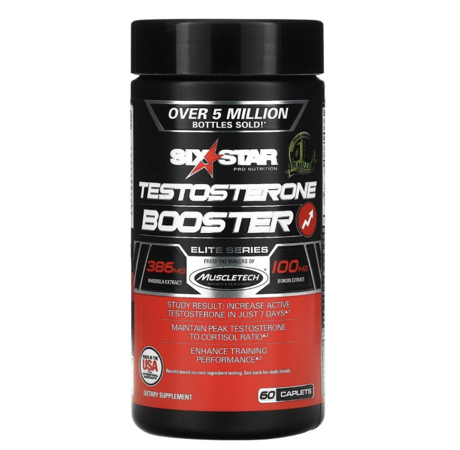 Testosterone Booster Ativador de Testosterona Six Star 60 tablets