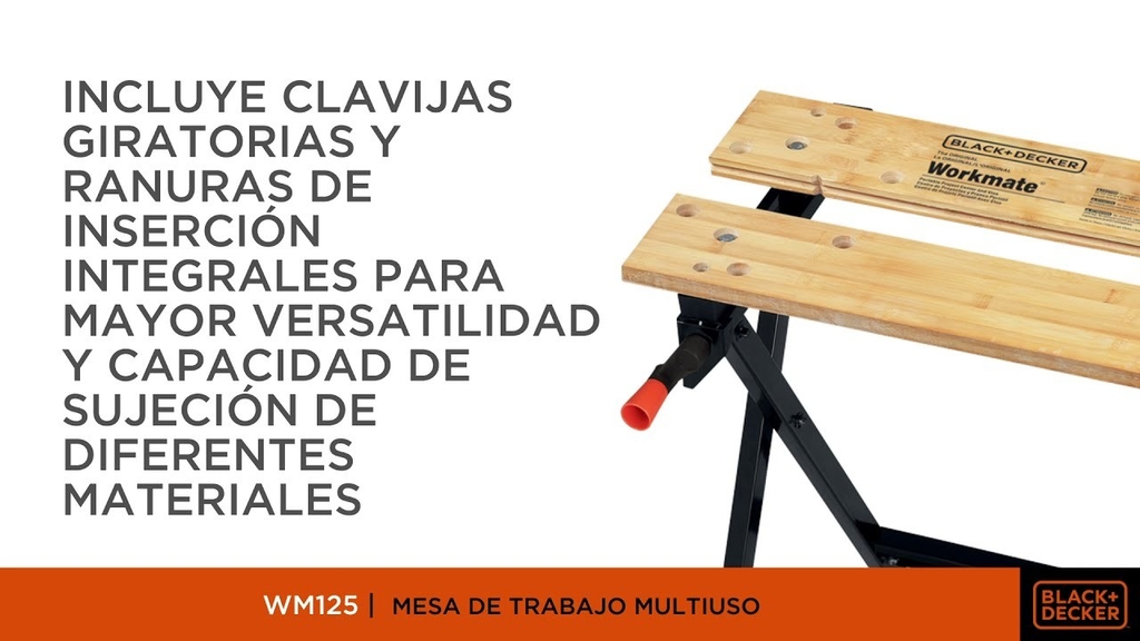 Wm125 Mesa De Trabajo Multipropositos Soporta Black And Decker