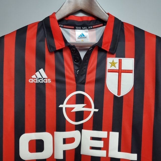 Camisa Milan 99/00 Home -Retrô