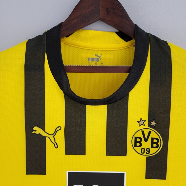 Camiseta Borussia Dortmund 22/23 Home - Feminina