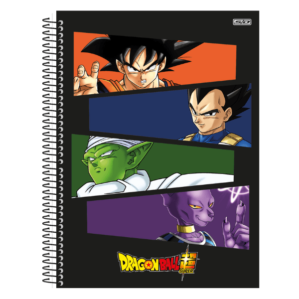 Caderno Desenho Dragon Ball Capa Dura Grande 60 Folhas - SÃO