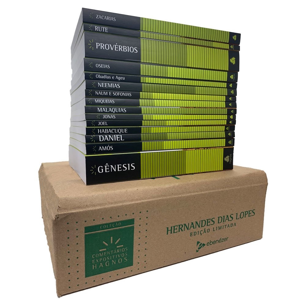 Coleção Antigo Testamento Hernandes Dias Lopes Com 15 Livros - Crist
