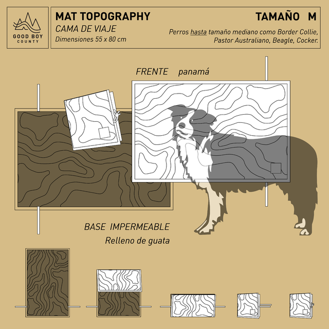 Mat TOPOGRAPHY - Comprar en Good Boy County