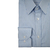 Camisa Fio 140 Egípcio Listrada Azul Claro Punho Simples na internet