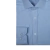 Camisa Mista Prime Branca Quadriculado Menor Azul Punho Simples
