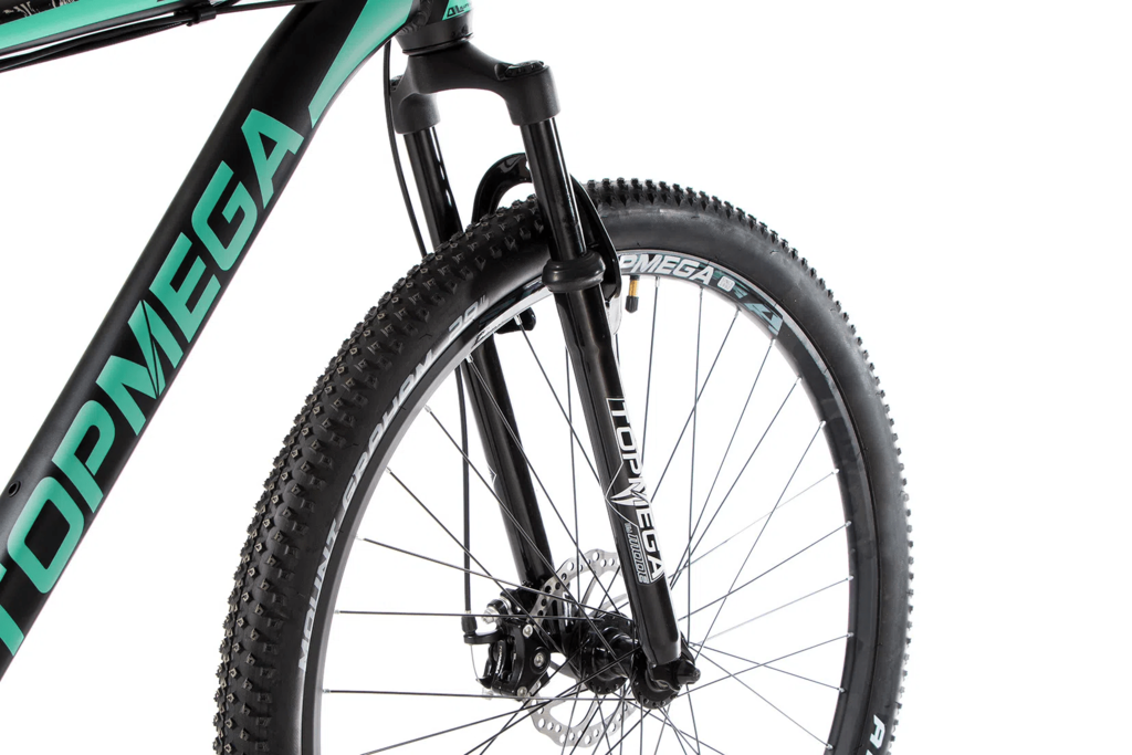 Bicicleta Topmega Thor R29 T18 Blanca/Roja/Negra Unisex - Motomania Rodados