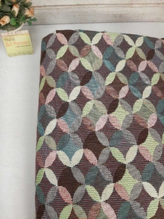 Tecido para bolsa tecido para almofadas geométrico 100 x 140 largura - comprar online