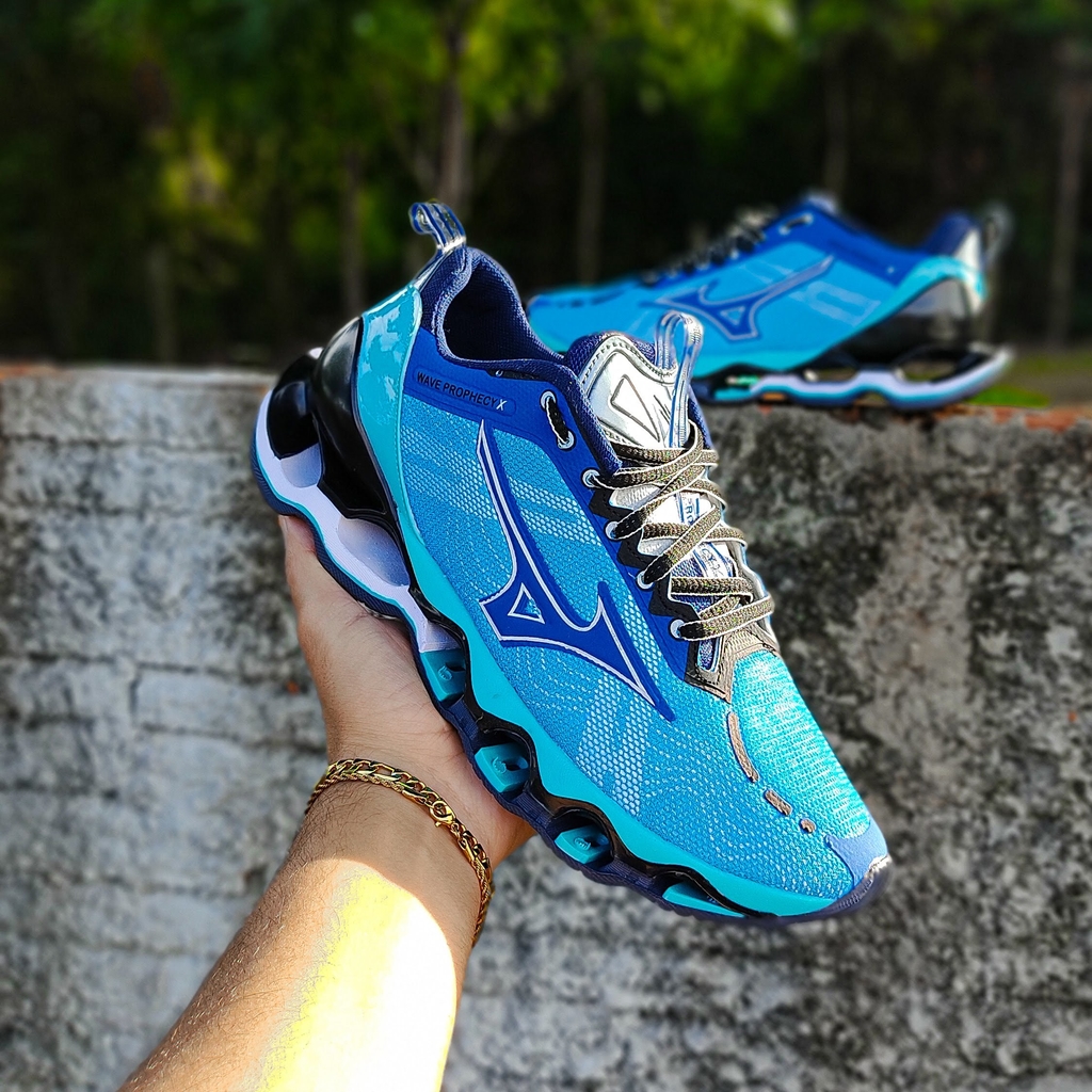 mizuno pro x azul bebê