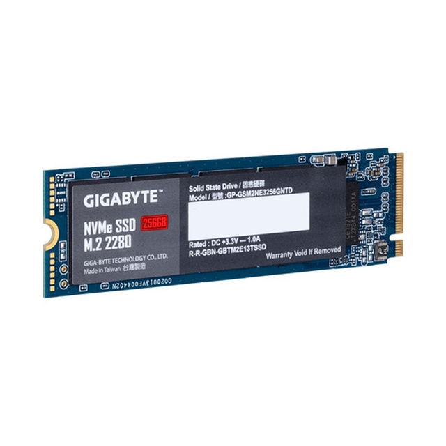 Disco SSD Gigabyte 256GB M.2 NVMe PCIe Gen 3 x4