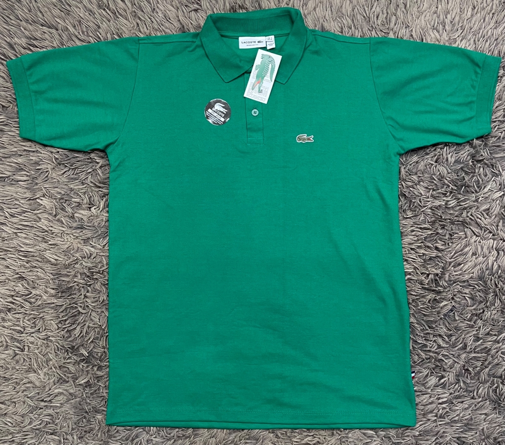 polo lacoste regular fit verde