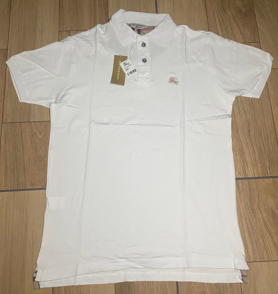 polo burberry branca