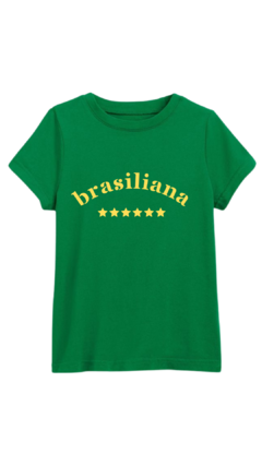 Camiseta BRASILIANA verde - Comprar em Parla