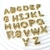 Colar Alfabeto Banhado a Ouro 18K - comprar online