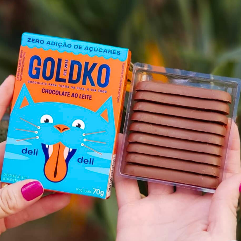 GoldKo - Chocolate para todos os dias, o dia todo