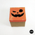 Halloween: Caja de 15cm x 15cm x 15cm - Kraft - Tapa impresa - Modelo Calabaza 1