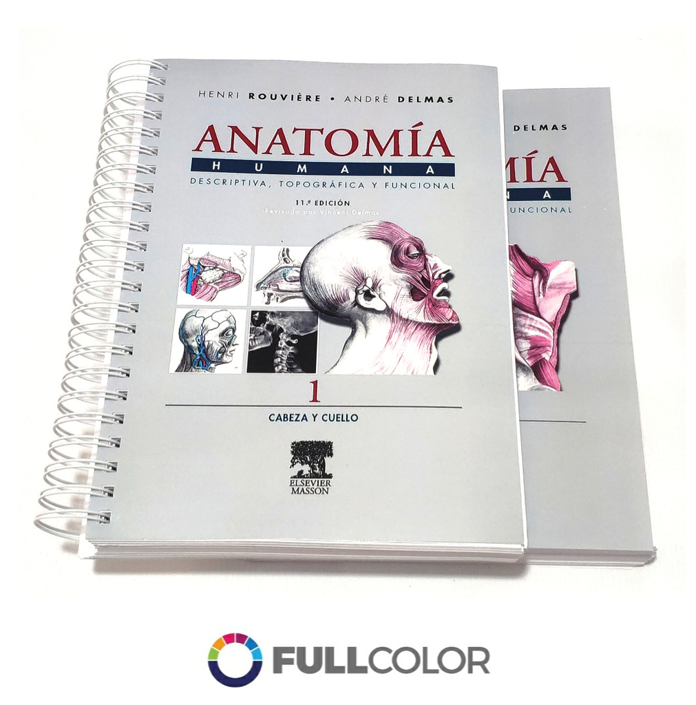 ROUVIERE Anatomia humana 11 Ed - Comprar en Full Color
