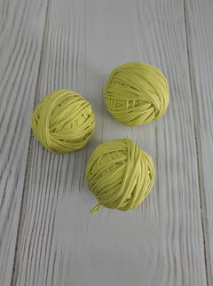 Trapillo ovillado * amarillo limón lycra (308) - comprar online