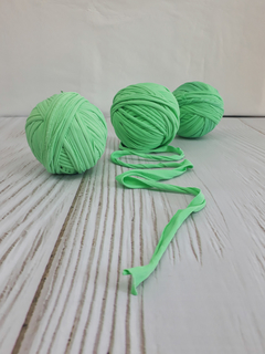 Trapillo ovillado * verde menta lycra (403) - tienda online