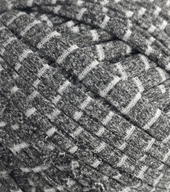 Trapillo ovillado * gris rayado lycra (413) - comprar online