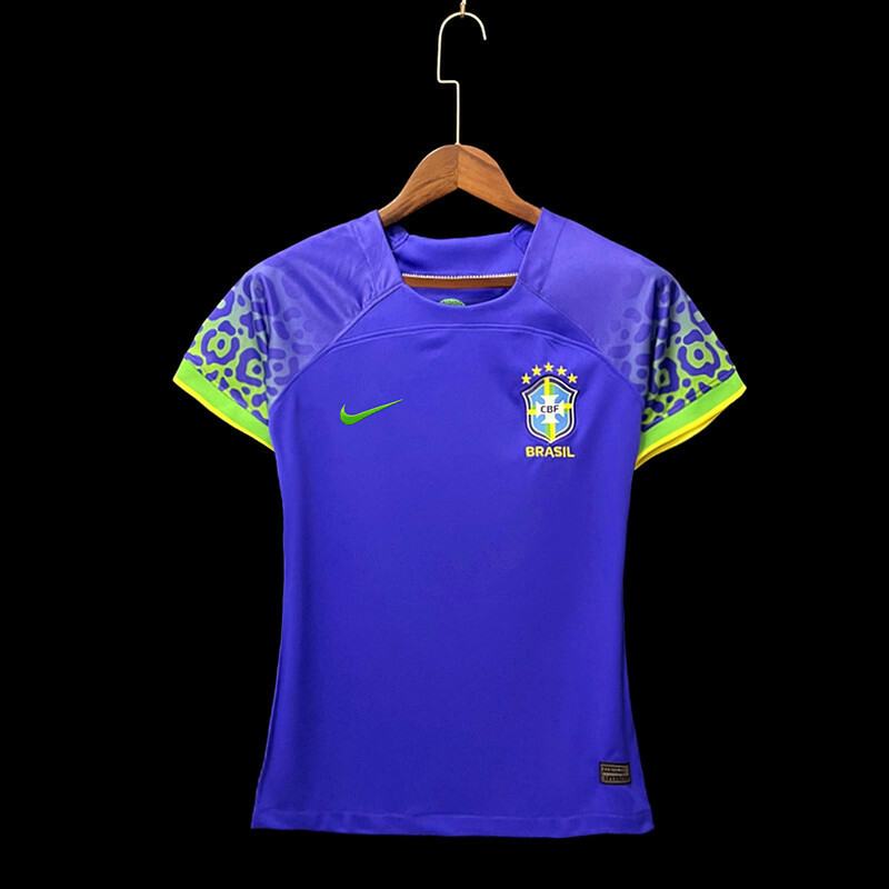Camisa Brasil II - 2022 - (COPA DO MUNDO QATAR) - (FEMININA)