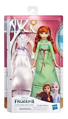 Muñeca Frozen 2 Anna Modas De Arendelle Disney Hasbro