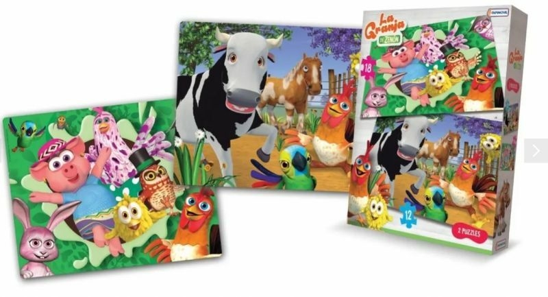 Puzzle La Granja De Zenon X 2 Rompecabezas 12 Y 18 Piezas
