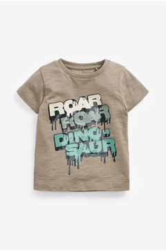 Camiseta Infantil | Com Pontas de Dino nas Costas