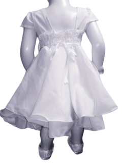 Vestido Branco Batizado Bebê Festa - comprar online
