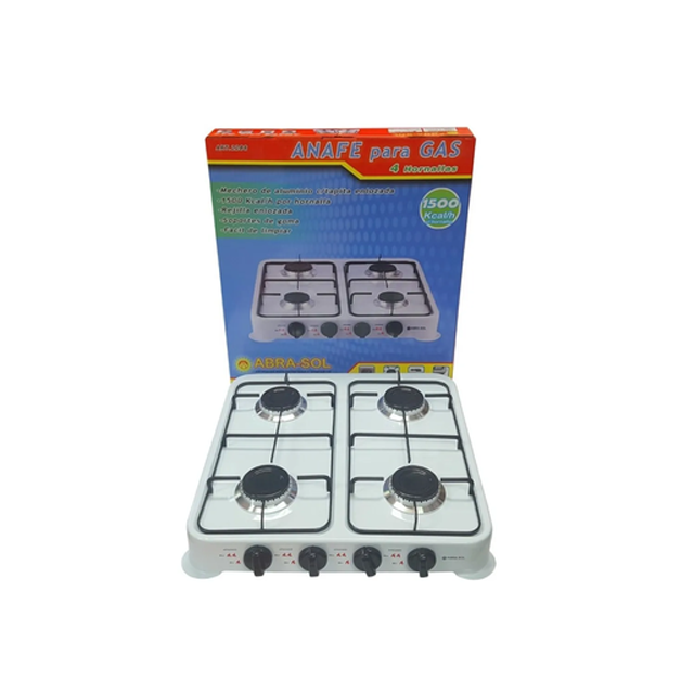 Anafe Cocina De Apoyo 4 Cuatro Hornallas Gas Envasado