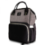 Mochila maternal LAND - Gris con negro - comprar online
