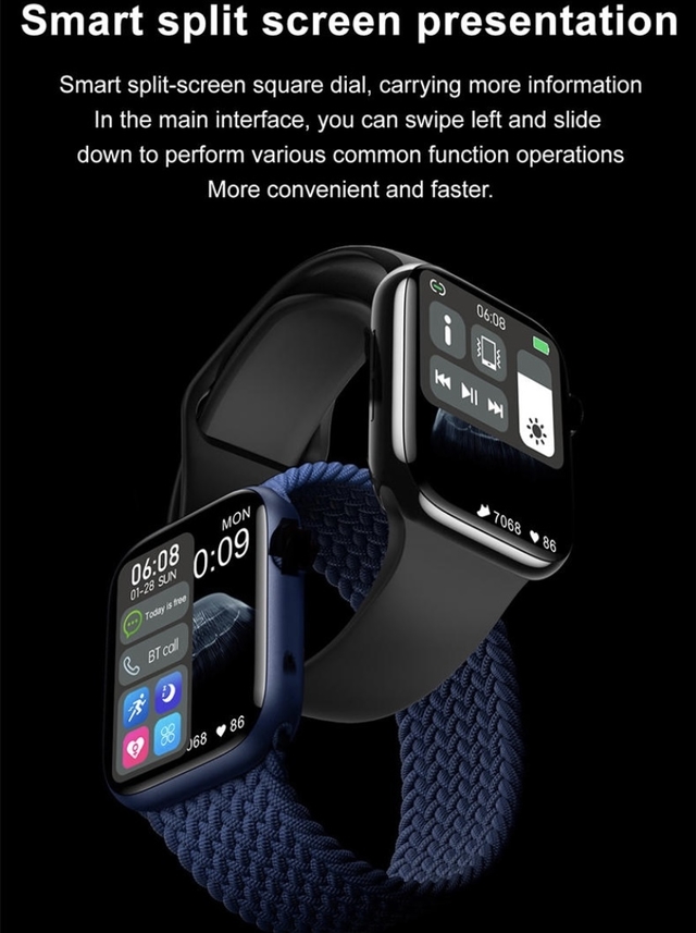 Smartwatch Reloj Inteligente Dt100 Llamadas Notificaciones Elegante  Deportivo Unisex iPhone Android