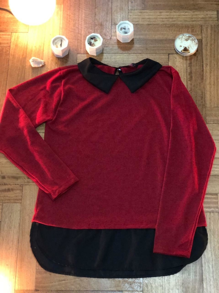 Sweater de Lanilla con Cuello - Comprar en Invito
