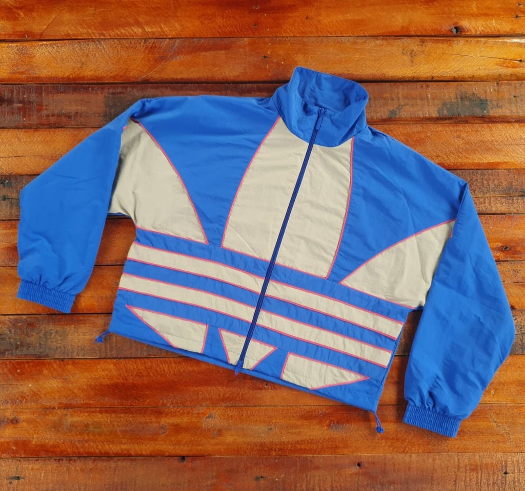 jaqueta big trefoil adidas