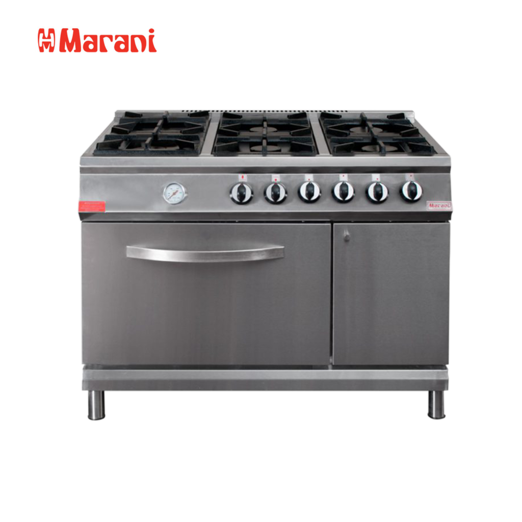 Cocina Industrial - 6 Hornallas (Marani) - Cofratelli