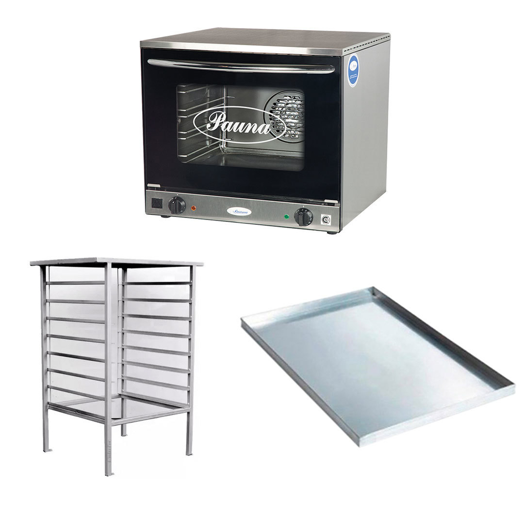 Horno Convector Elétrico Beta 21 + Base Horno Convector + 4 Bandejas
