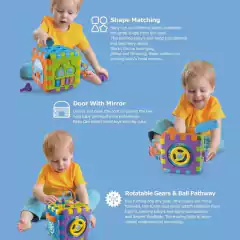 Juguete Bebe Cubo De Actividades 6 En 1 Cici - El Arca del Bebè