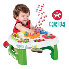 Smart Table Calesita Mesa Didáctica Musical Encastres Bebe - tienda online