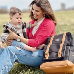 MOCHILA MATERNAL Y PORTANOTEBOOK COCO