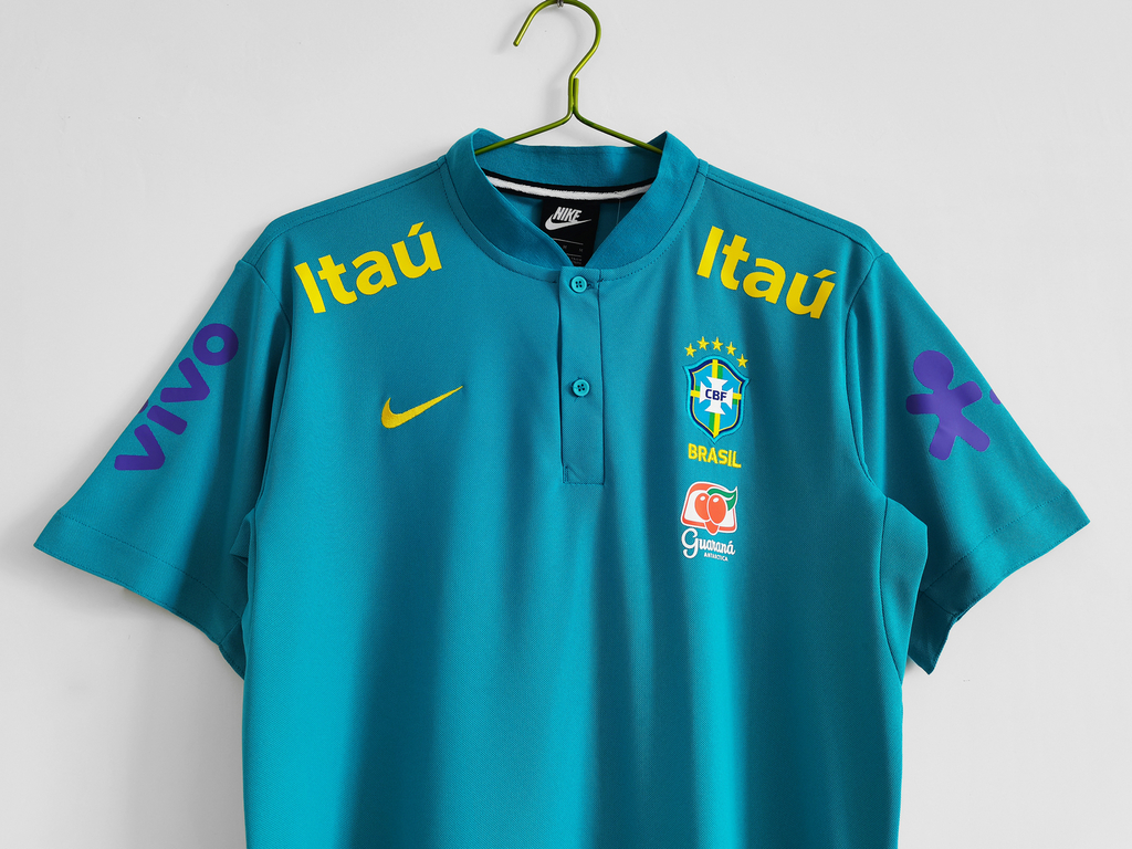 camisa do brasil azul de treino
