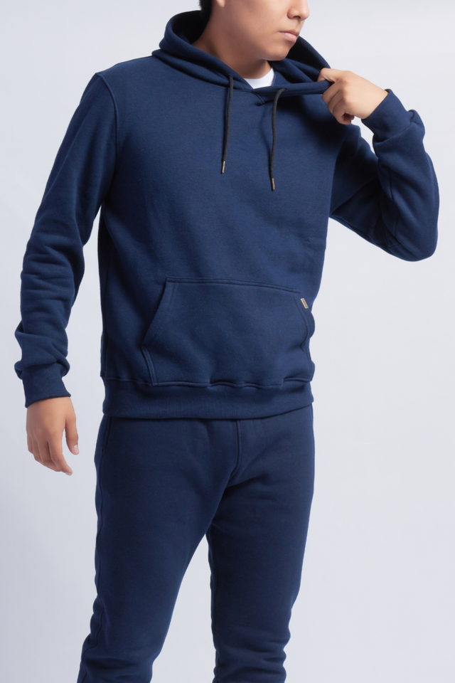 Hoodie Austin Azul Marino Rustico