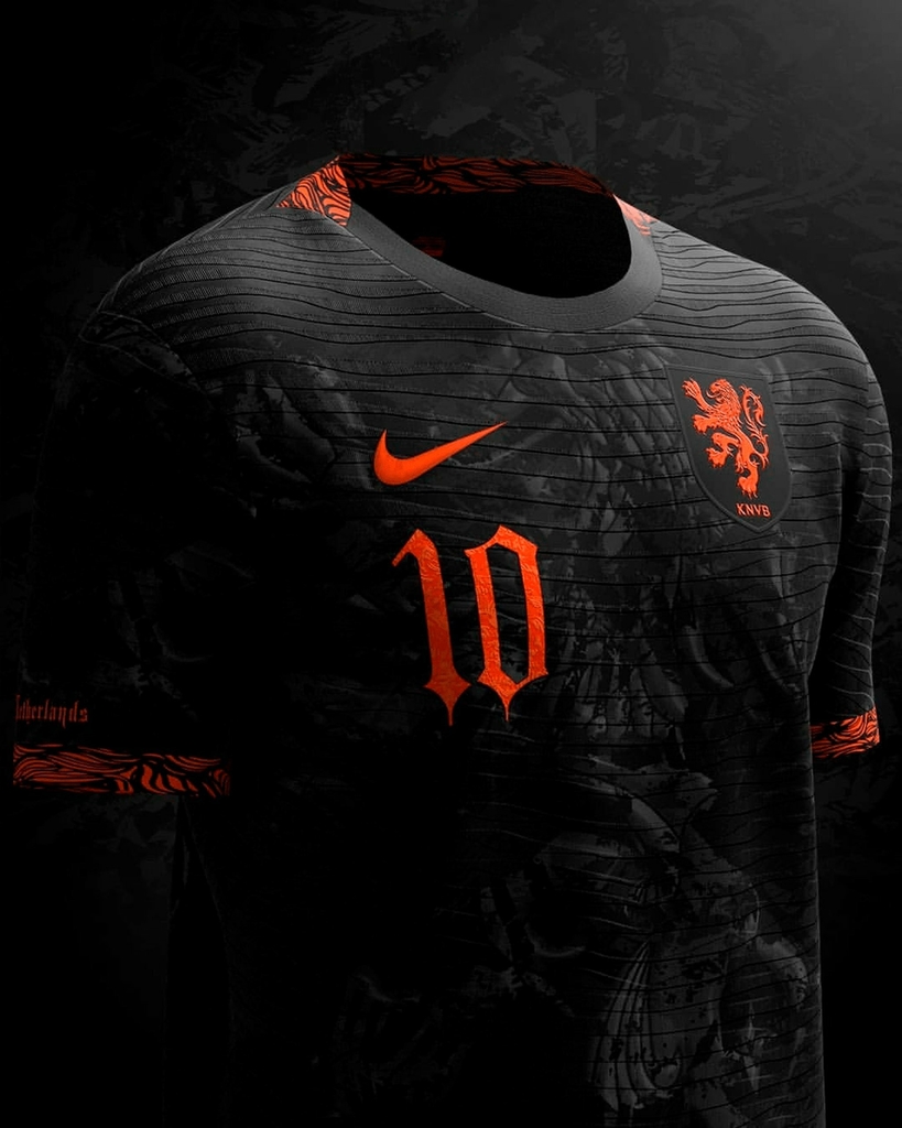 Camisa Holanda Edição Especial Black 22/23 - Jogador