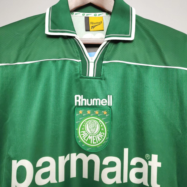Camisa Palmeiras Retrô Parmalat 1999