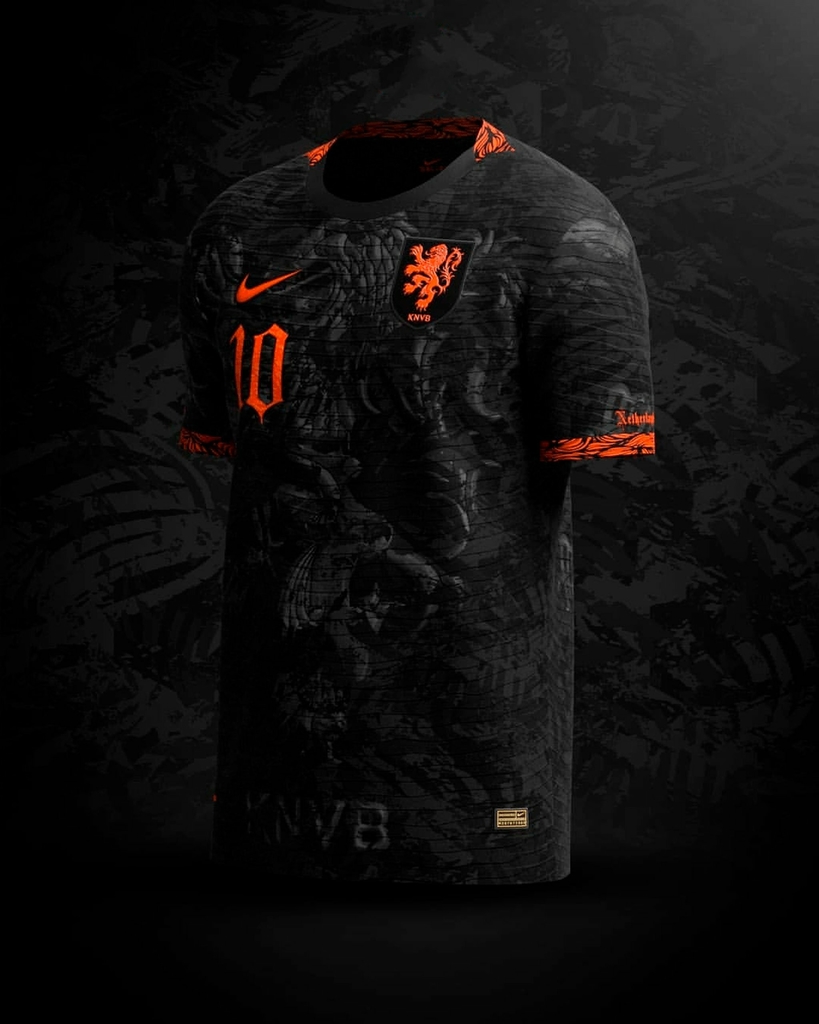 Camisa Holanda Edição Especial Black 22/23 - Jogador