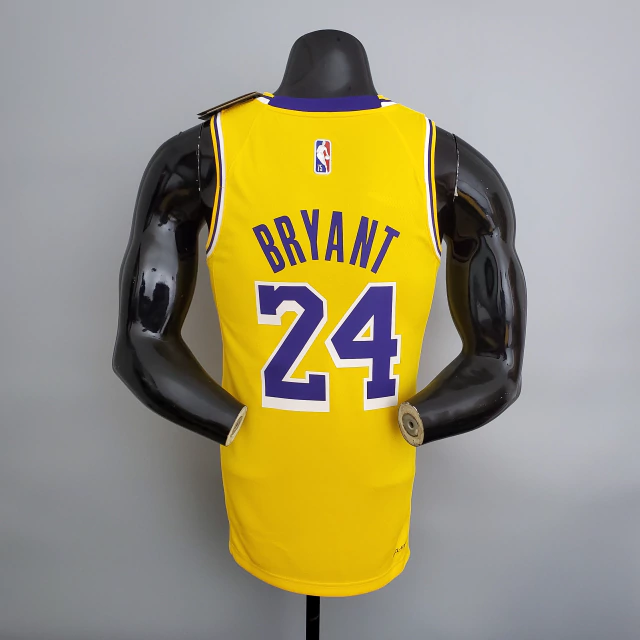 Camisa de basquete Los Angeles Lakers 2022 - NBA - Kobe Bryant Nº24 -  Amarela