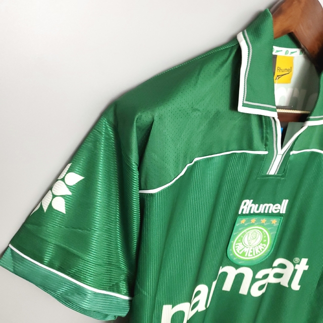 Camisa Palmeiras Retrô Centenário Torcedor Masculina - Verde