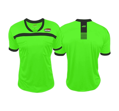 Camisa de Arbitro Verde Esporte Futebol Arbitragem