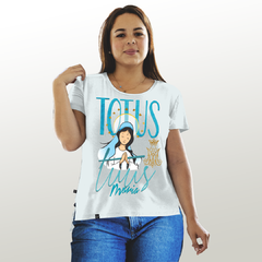 Camiseta Feminina Totus Tuus na internet